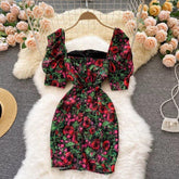 Lola Printed Dress - Label Frenesi Fashion